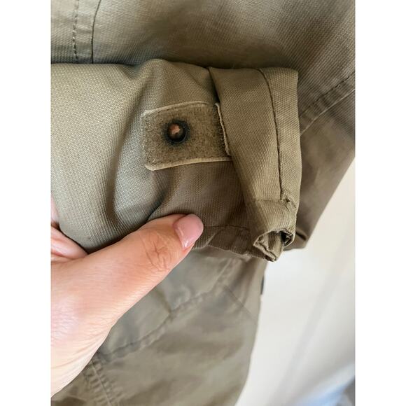 Pepe Jeans London Parka Jacket Olive Green Zippered with Pockets Men's sz. XL - Picture 6 of 12